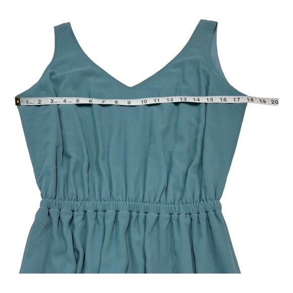 Show Me Your‎ Mumu Dress Womens L Blue Kendall Maxi Elastic Waist Low Back - Picture 6 of 7